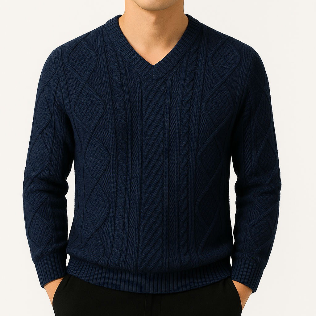 Savoni Cable-Knit Sweater