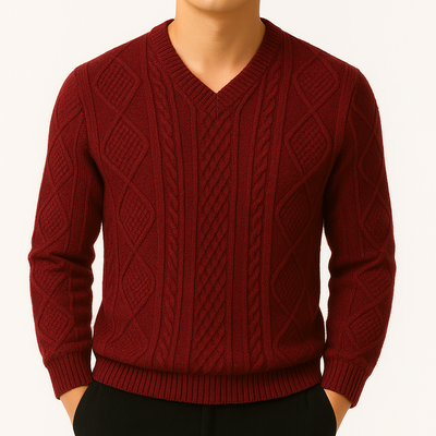 Savoni Cable-Knit Sweater