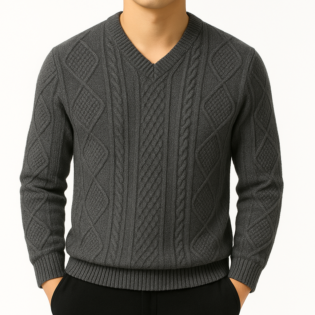 Savoni Cable-Knit Sweater
