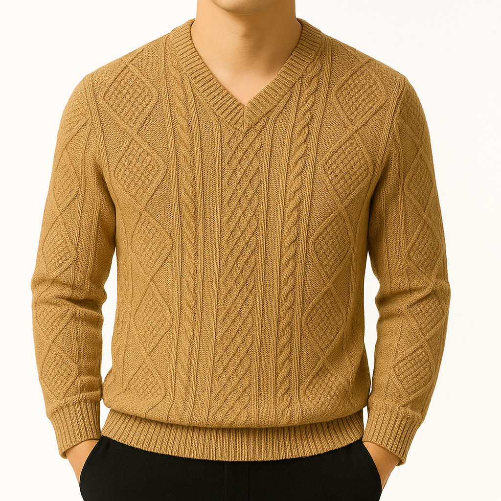 Savoni Cable-Knit Sweater