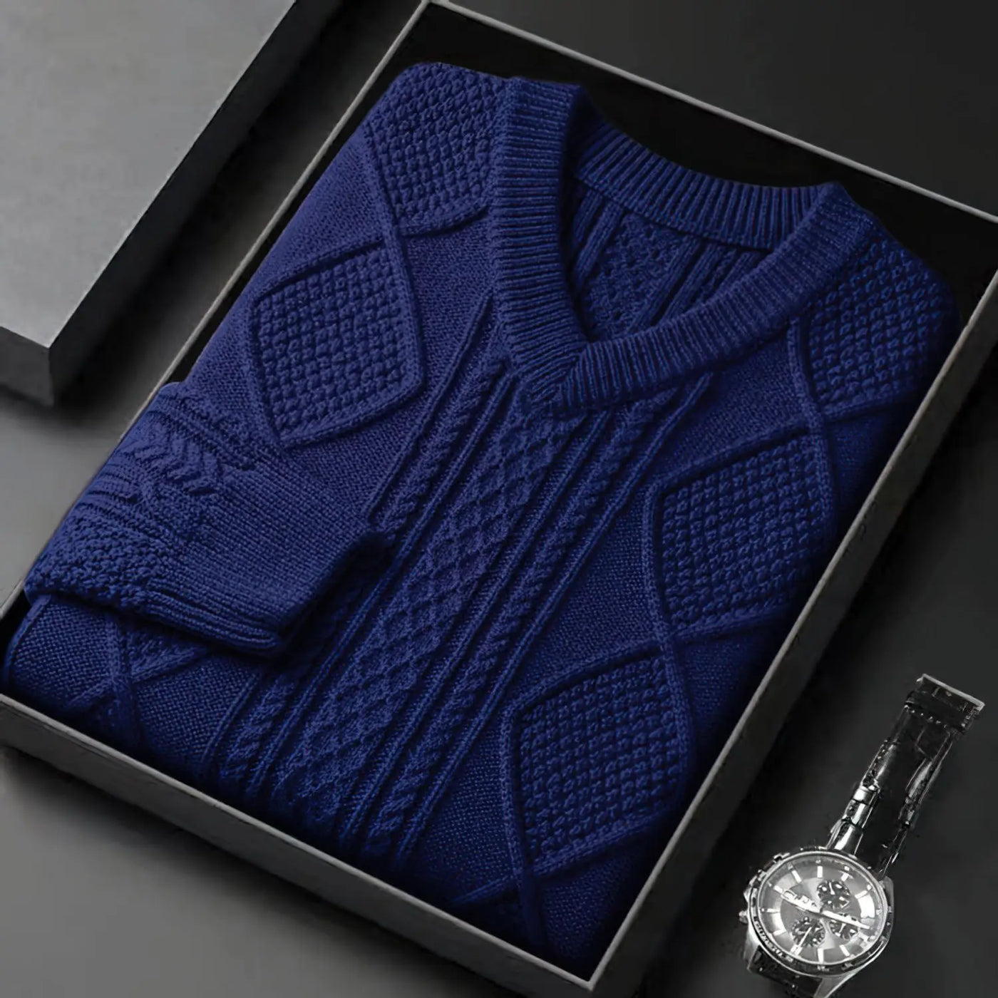 Savoni Cable-Knit Sweater