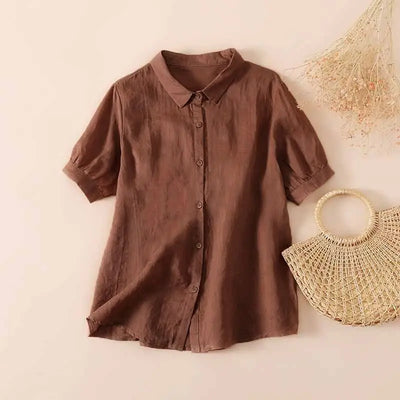 Pamela™ Casual Button-Up Shirt