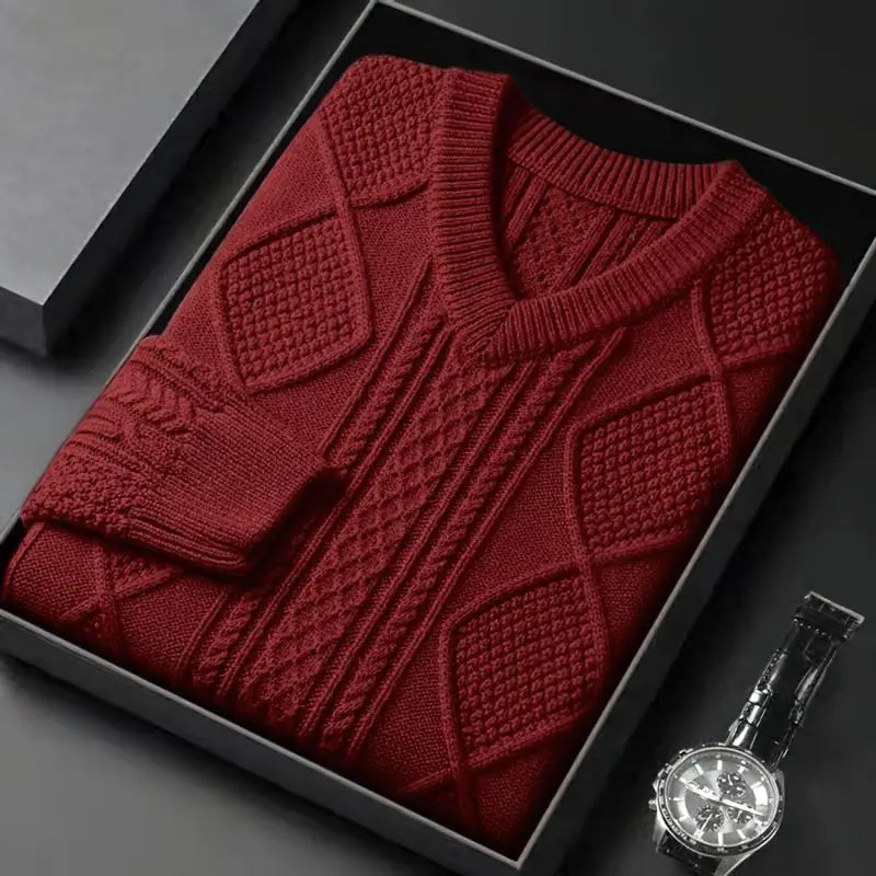 Savoni Cable-Knit Sweater