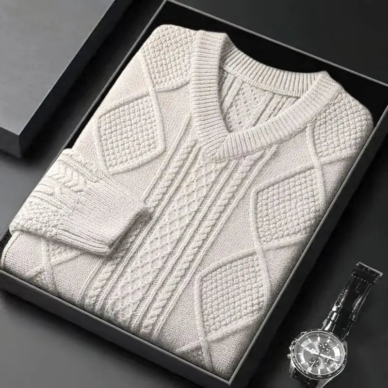 Savoni Cable-Knit Sweater