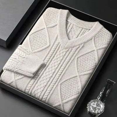Savoni Cable-Knit Sweater